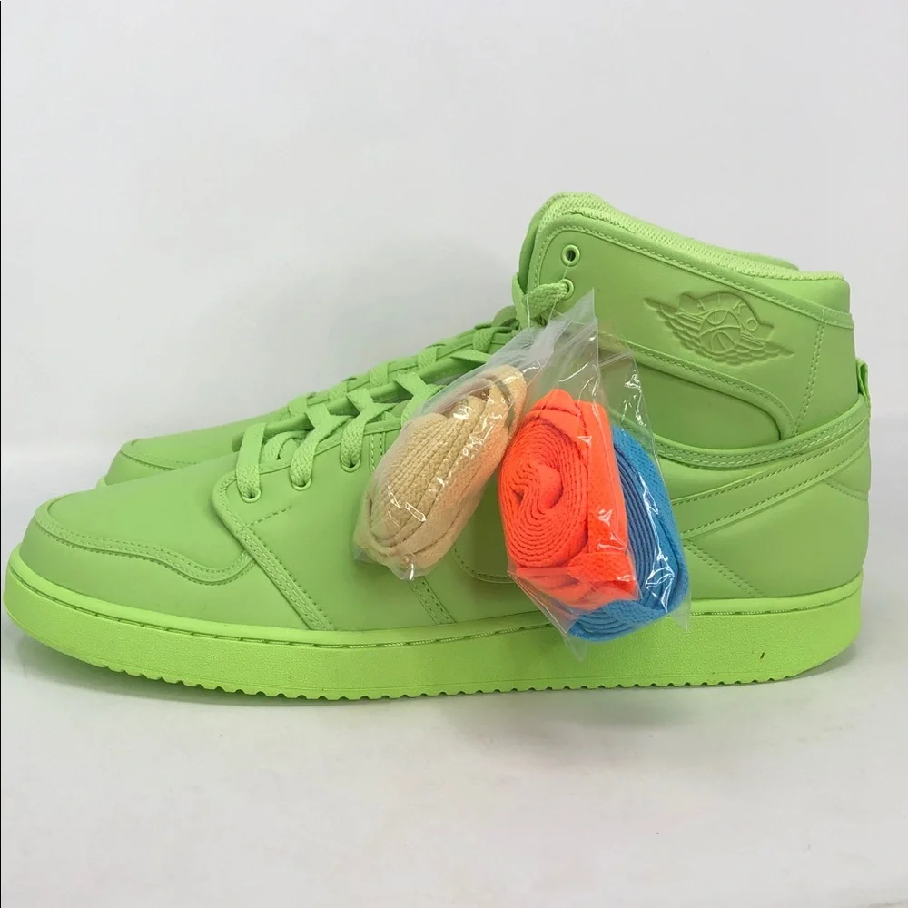 Nike Air Jordan 1 Retro AJKO Billie Eilish Key Lime Green Sneakers - Size 14